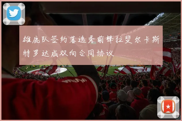 雄鹿队签约落选秀前锋拉斐尔卡斯特罗达成双向合同协议